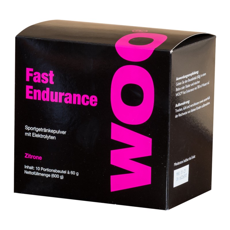 WOO Fast Endurance Zitrone (10x60g)