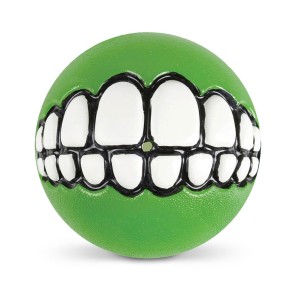 rogz Hundespielzeug Grinz Ball grün, Grösse S 4.9cm (1 Stk)