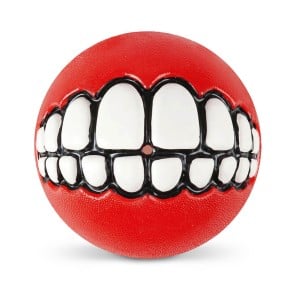 rogz Hundespielzeug Grinz Ball rot, Grösse S 4.9cm (1 Stk)