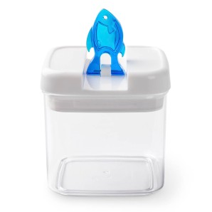Freezack Futtercontainer Flip Tite Fisch blau, 1l (1 Stk)