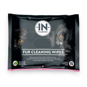 IN​-​FLUENCE Fur Cleaning Wipes mit Aloe Vera für Hunde und Katzen (1x15 Stk)