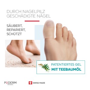 PODERM PROFESSIONAL Zehenschutzkappe M, für geschädigte Nägel (2 Stk)