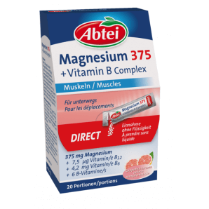 Abtei Magnesio 375 + Complesso di vitamina B (20 pezzi)