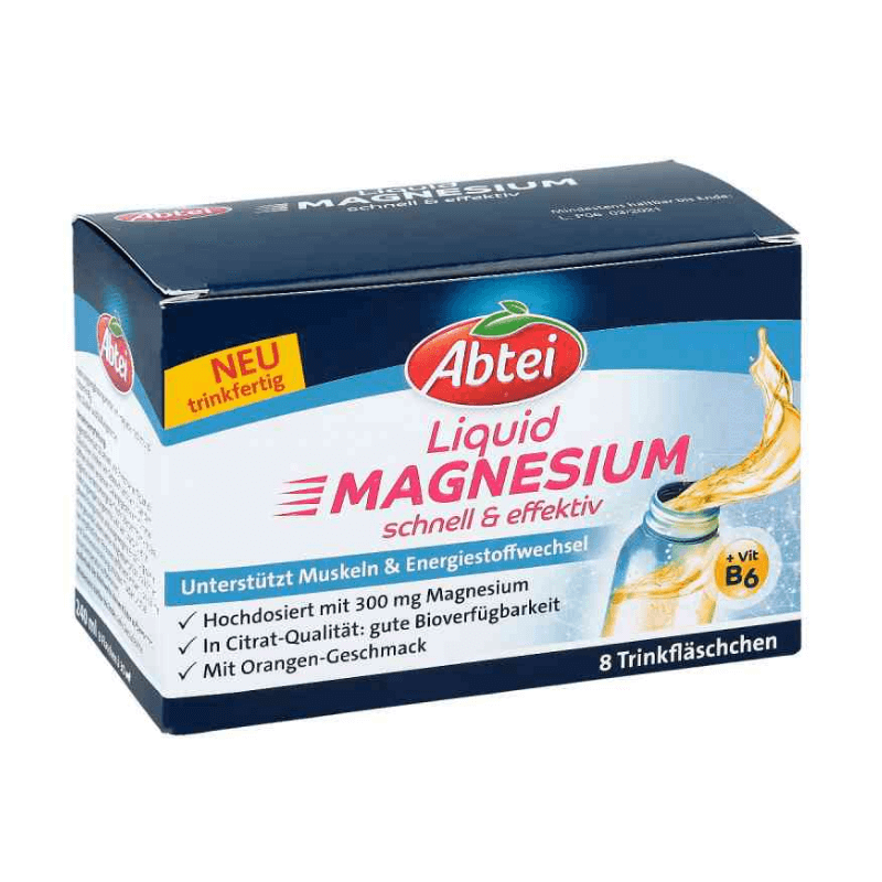 Abtei Magnesium Liquid (8 pcs x 30 ml)