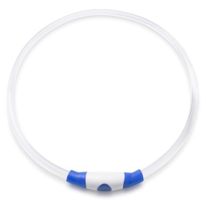 Freezack Leuchthalsband Night Light USB blau, Grösse M (1 Stk)