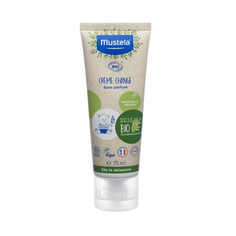 Mustela organic wish protection cream fragrance-free (75ml)