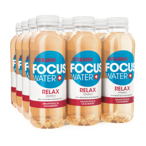 FOCUS WATER relax pamplemousse / canneberge (12x50cl)