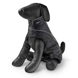 rogz Snowskin Mantel für Hunde schwarz, 22cm (1 Stk)