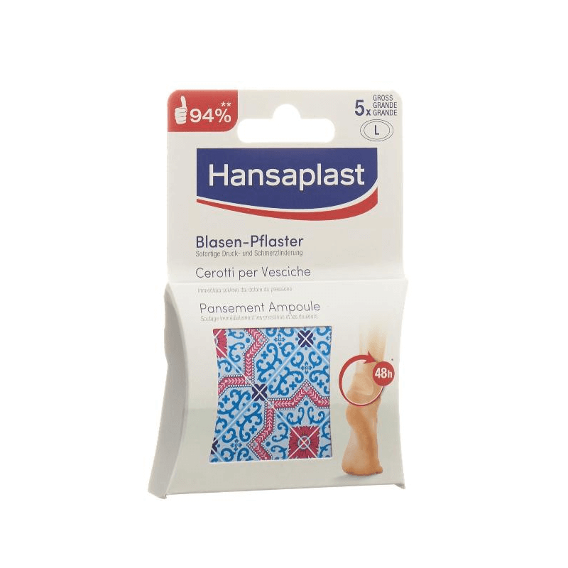 Des pansements thermoformés Hansaplast Footcare (5 pièces)