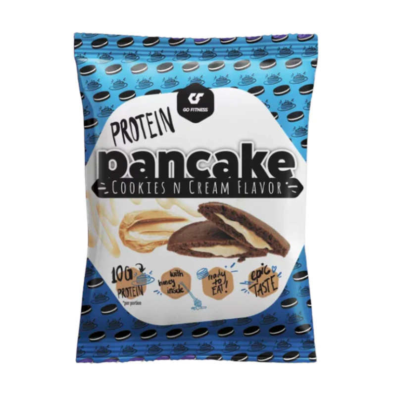 GO FITNESS Protein Pancake Cookies n Cream (50g)