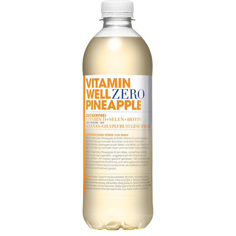 Vitamin Well Zero Pineapple (500ml)