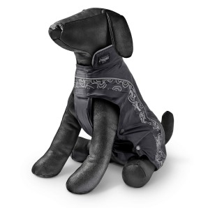 rogz Regenmantel für Hunde Rainskin schwarz, 22cm (1 Stk)