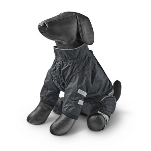 Freezack Regenmantel für Hunde schwarz, 22cm (1 Stk)
