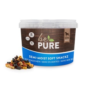 bePure Semi​-​Moist Soft Snackz Mini Mix Knochen (1.8kg)