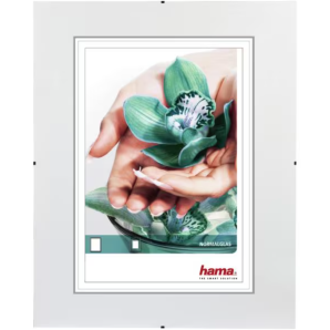 Hama Bilderrahmen Clip-Fix Grau/Transparent, 20x30cm (1 Stk)
