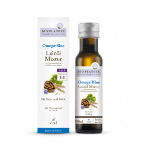 BIO PLANETE Omega Blue linseed oil mixture (100ml)