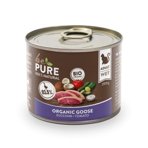 bePure Organic Goose mit Bio-Gans und Gemüse für Katzen (200g)