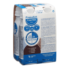 FRESUBIN 2 kcal Fiber DRINK chocolate (4x200ml)