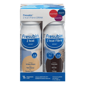 FRESUBIN 2 kcal Fiber DRINK assorted (4x200ml)