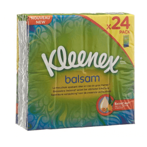 Kleenex des mouchoirs Balsam (24 x 9 pièces)