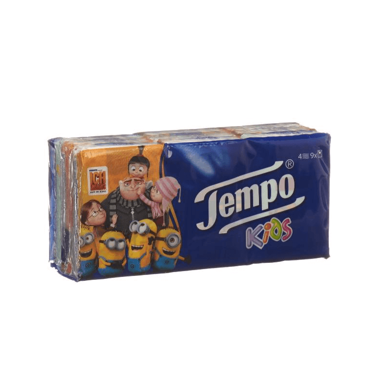 Tempo Mini Pack handkerchiefs (9 x 5 pieces)