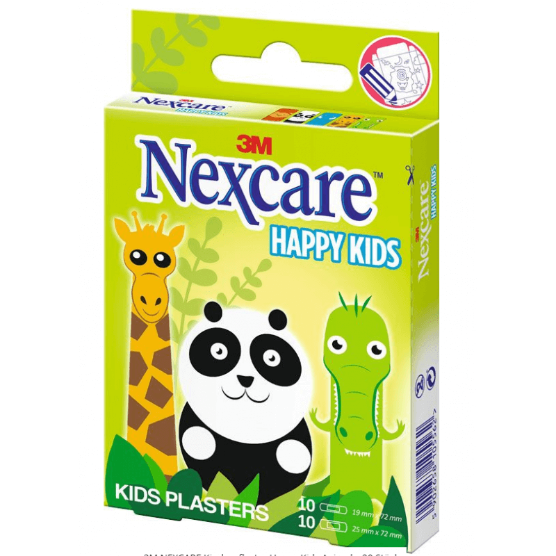 3M Nexare plasters Happy Kids Animals (20 pieces)