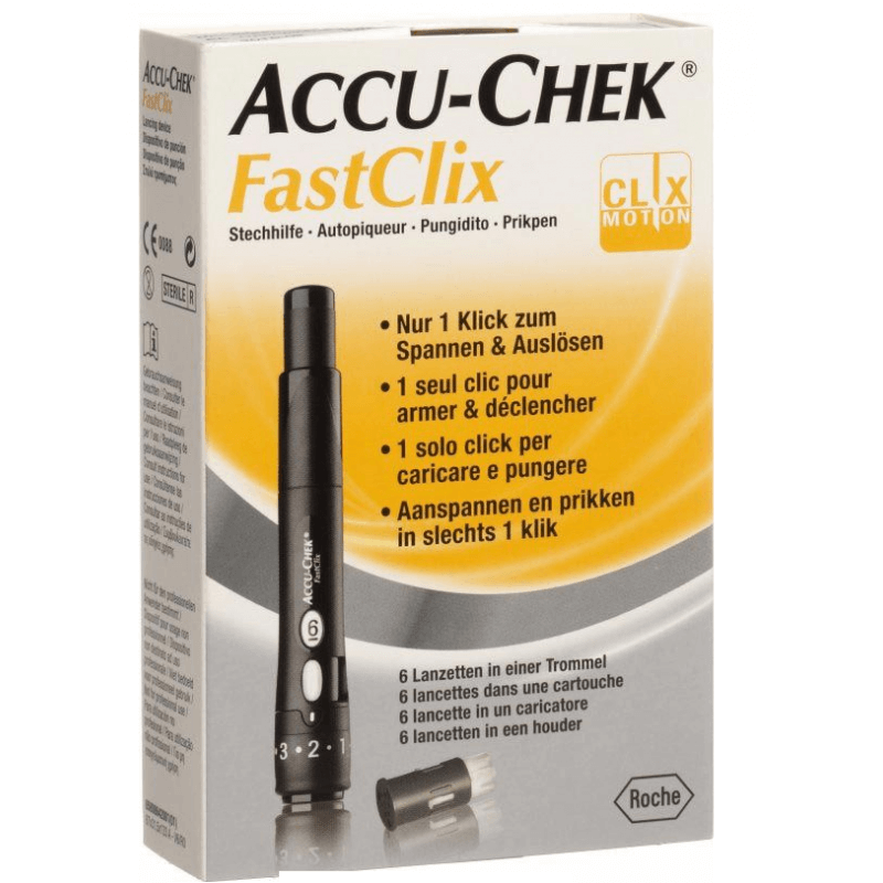 Kit Accu-Chek FastClix + 6 lancettes
