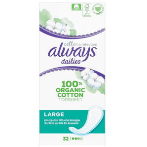 Always Cotton Protection Large Panty Liner (32 pcs)