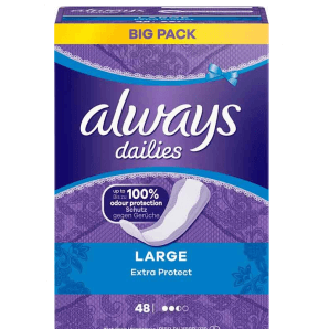 Always Extra Protect Large Panty Liners Bigpack (48 pcs)