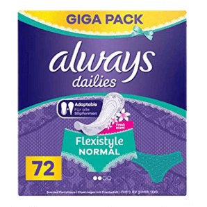 Always Fresh & Protect Normal Flex Gigapack (72 pcs)