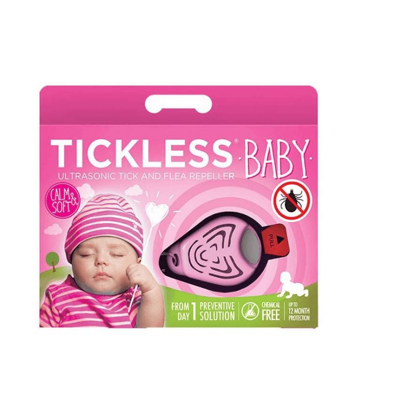Tickless baby tick protection (pink)