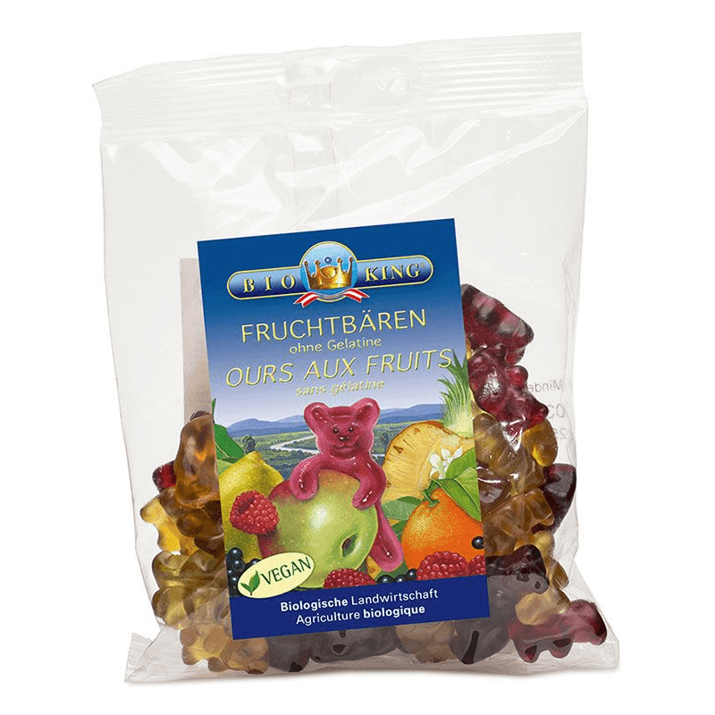 BioKing Ours fruitiers sans gélatine (150g)