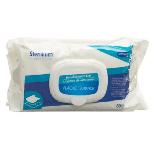 Sterillium Protect & Care lingettes désinfectantes de surface (80 pièces)