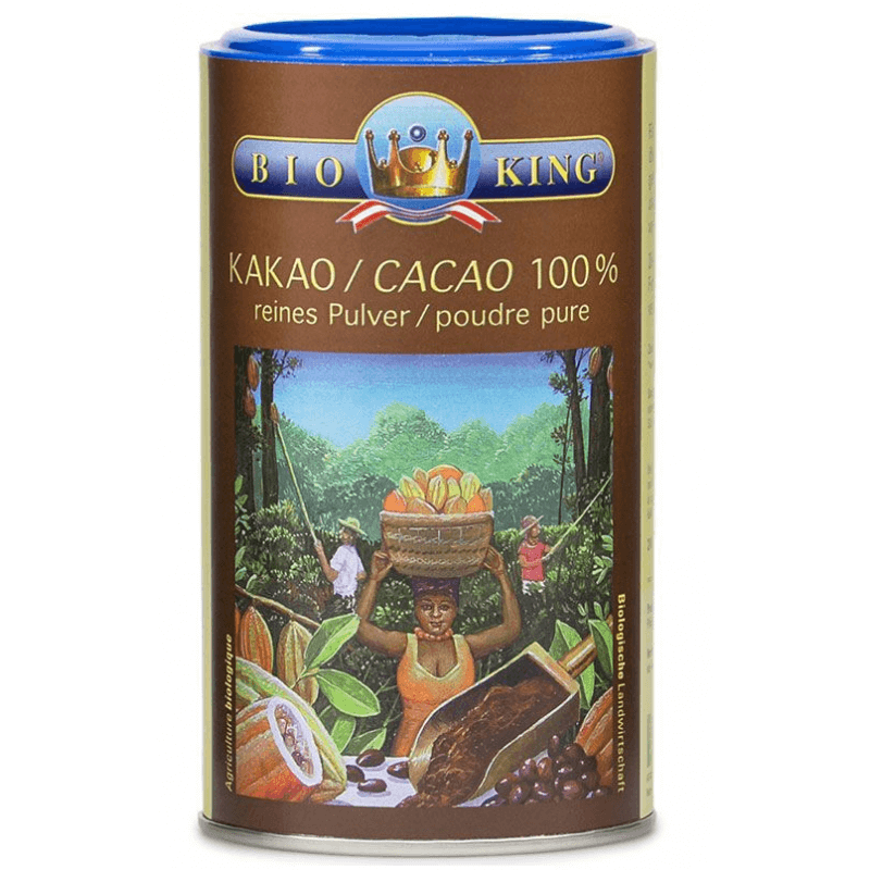 BioKing Cacao 100% poudre pure (200g)
