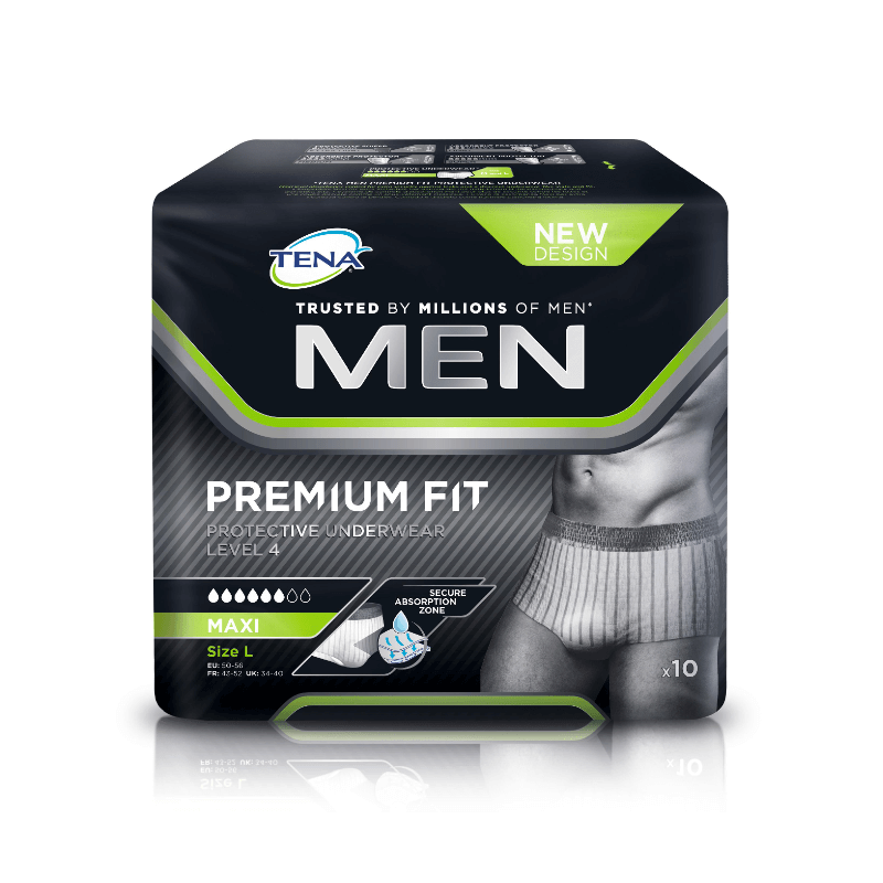 Tena Men Premium Fit Underwear Level 4 L (10 pieces)