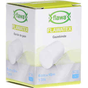 FLAWA Un Bandage de Gaze Inélastique (6cmx10m)