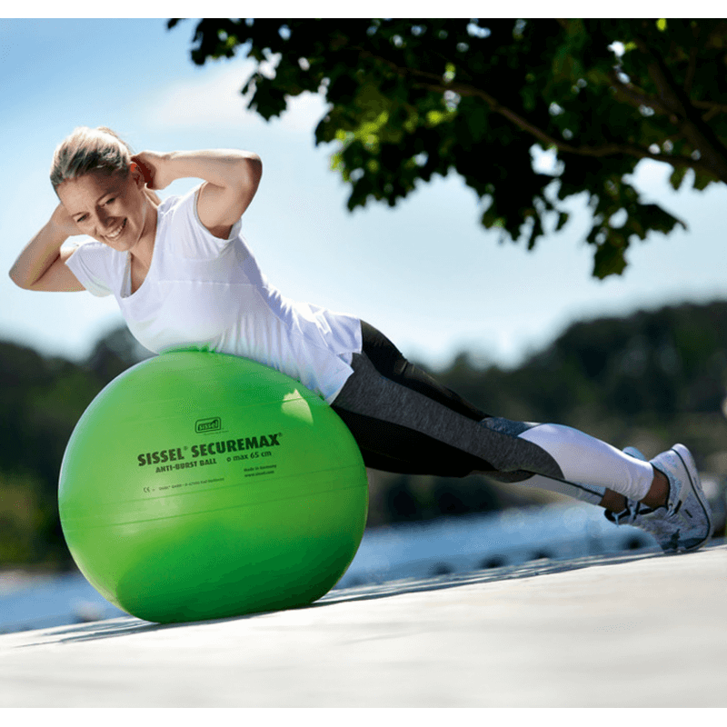 Sissel Securemax Ballon d'exercice 55cm (citron vert / vert)
