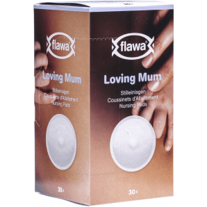 FLAWA Loving Mum Classic Nursing Pads (30 pieces)