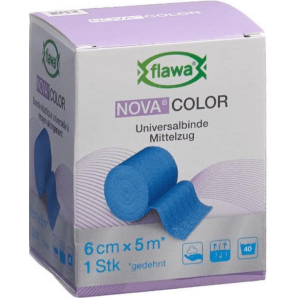 FLAWA NOVA COLOR le Bandage Universel Bleu 6cmx5m (1 pièce)