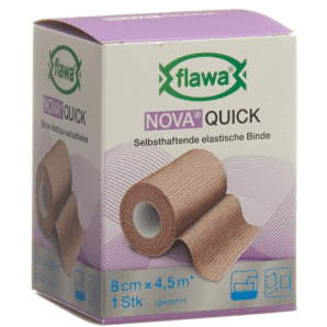 FLAWA NOVA Quick Self Adhesive Bandage Skin Color 8cmx4.5m (1 pieces)