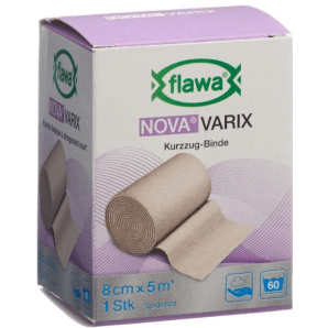 FLAWA NOVA Varix Short Stretch Bandage 8cmx5m (1 piece)