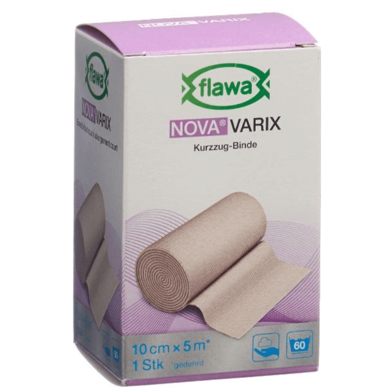 FLAWA NOVA Varix Short Stretch Bandage 10cmx5m (1 piece)