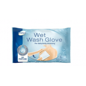 Tena Wet Wash gloves unscented (8 pieces)