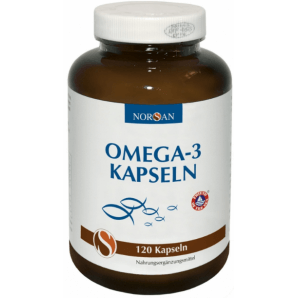 Norsan Omega-3 fish oil capsules (120 pieces)