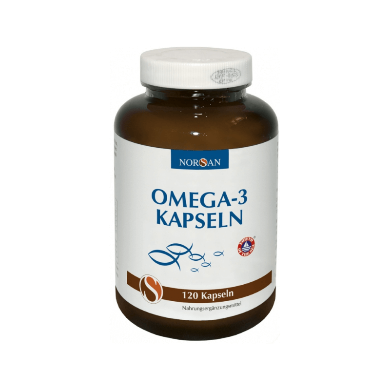 Norsan Omega-3 fish oil capsules (120 pieces)