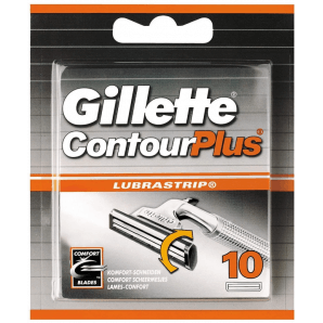 Gillette CONTOUR Plus Replacement Blades (10 pieces)