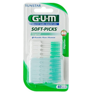 SUNSTAR Gum Soft Picks Original Brushes Regular (40 pcs)
