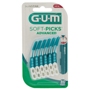 SUNSTAR Gum Soft Picks Advanced Brushes Large (30 pieces)