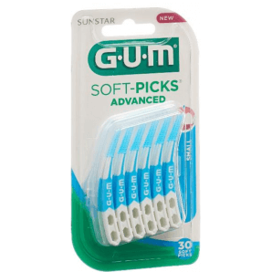 SUNSTAR Gum Soft Picks Advanced Brushes Small (30 pieces)