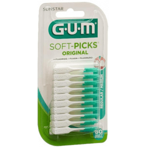 SUNSTAR Gum Soft Picks Original Brushes Regular (80 pcs)